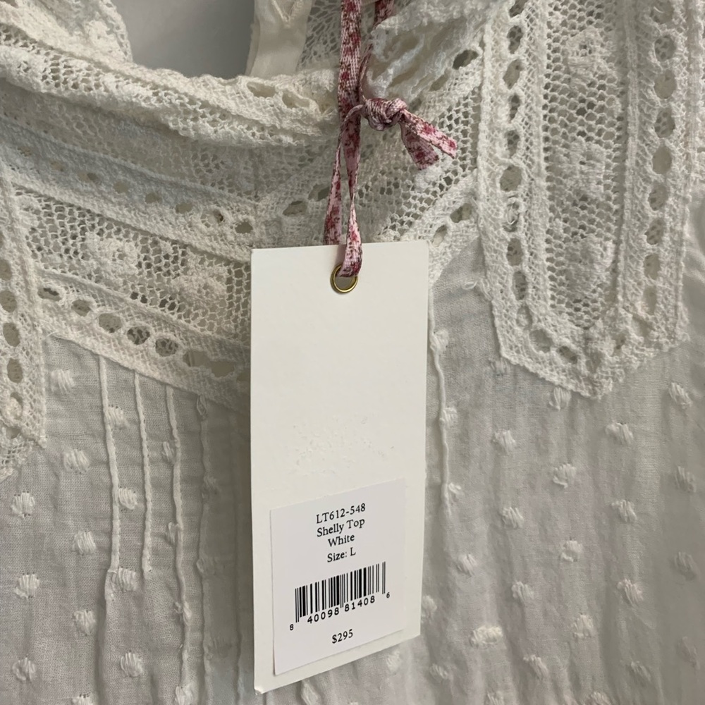 LoveShackFancy Shelly High-Neck Top - Picture 11 of 13